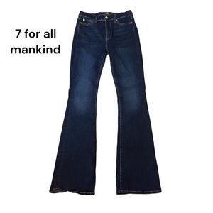 7 For All Mankind Women’s Blue Jeans Size 28 B(AIR) DENIM HIGH WAIST ALI